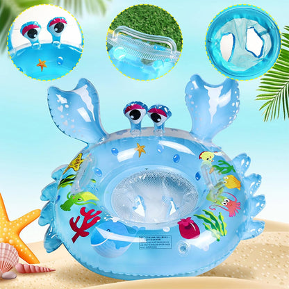 Baby Schwimmring, Baby Schwimmen Ring, Schwimmhilfe mit Schwimmsitz, Schwimmreifen für Kleinkind von 6 Monate bis 48 Monate, Schwimmlernhilfe für Mädchen und Jungs