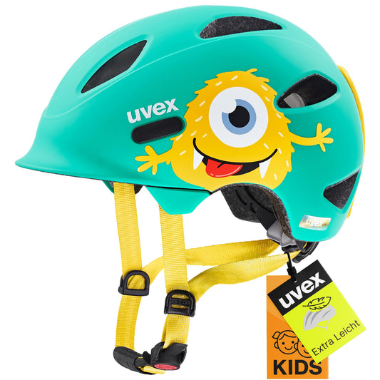 uvex oyo style - lightweight bicycle helmet for children - individual size adjustment - expandable with LED light 