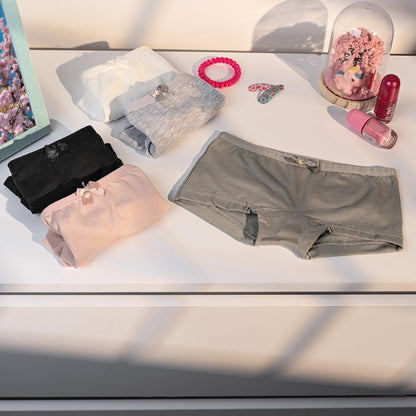 SAMILY Mädchen Unterhosen Unterhemd Set 10er Pack Unterwäsche Baumwolle
