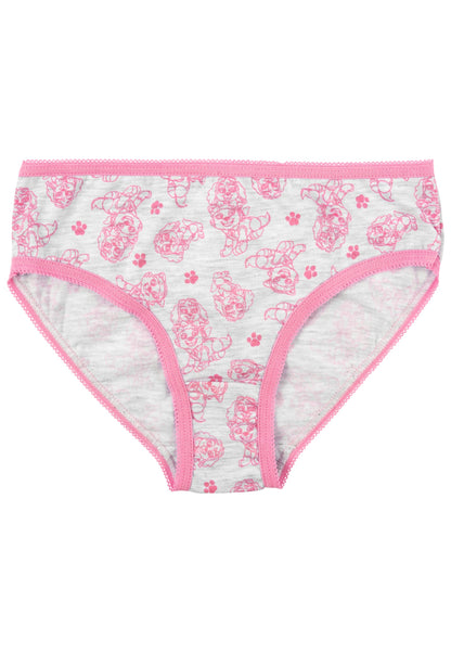 Paw Patrol Panty für Mädchen - Kinder Unterhose Slip Unterwäsche Rosa/Grau (4er Pack)