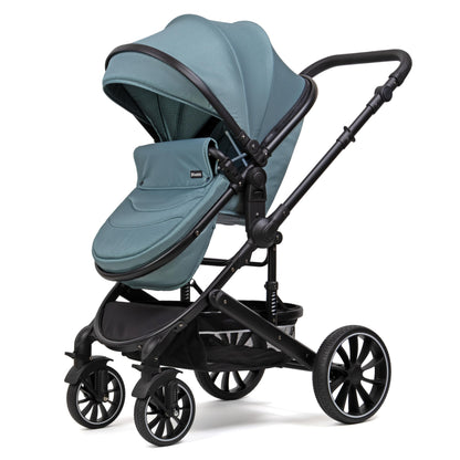 Pixini Neyla Combi Pushchair with Accessories (3-in-1 Set with Baby Seat Black/Black)