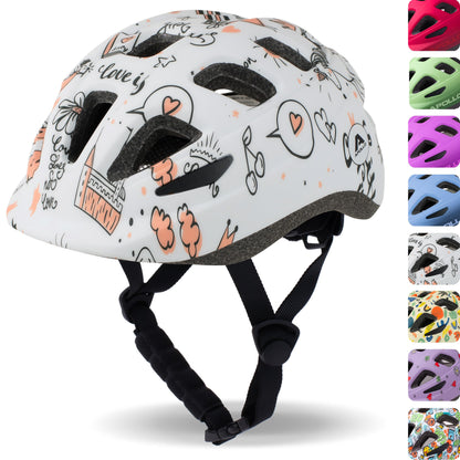 Apollo Kinder Fahrradhelm, Helm für Kinder & Jugendliche, Multisport Helm, Fahrradhelm Mädchen, Fahrradhelm Jungen, Kinderhelm ab 3 Jahre, Verstellbarer Kinder-Helm, ab Größe 48, für Fahrrad & Roller