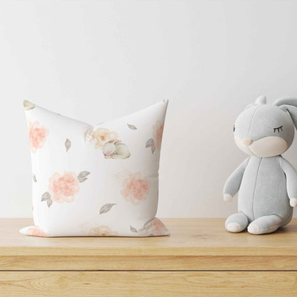 "Blumenhase" Kinder Dekokissen