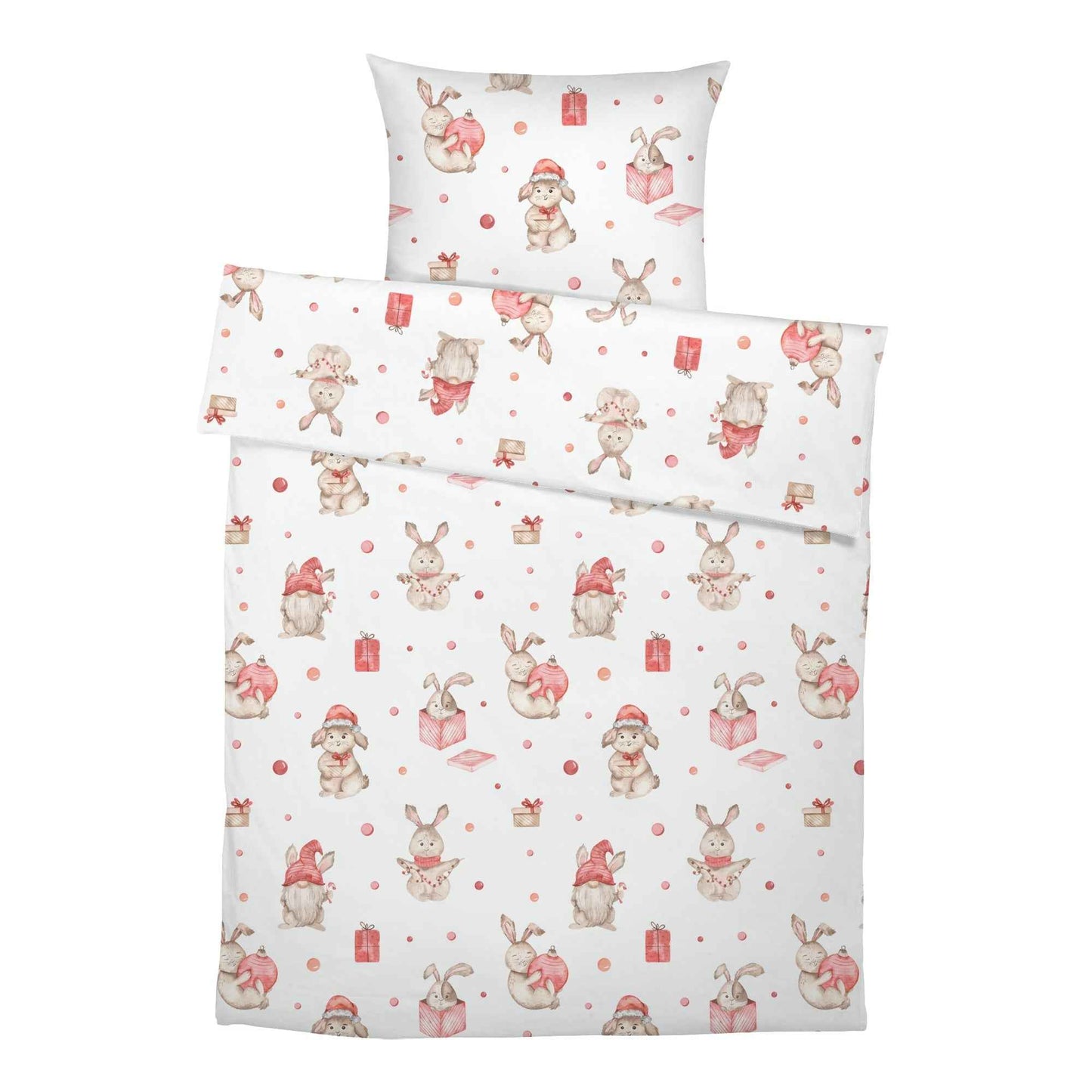 “Weihnachtshasen” Premium Kinderbettwäsche