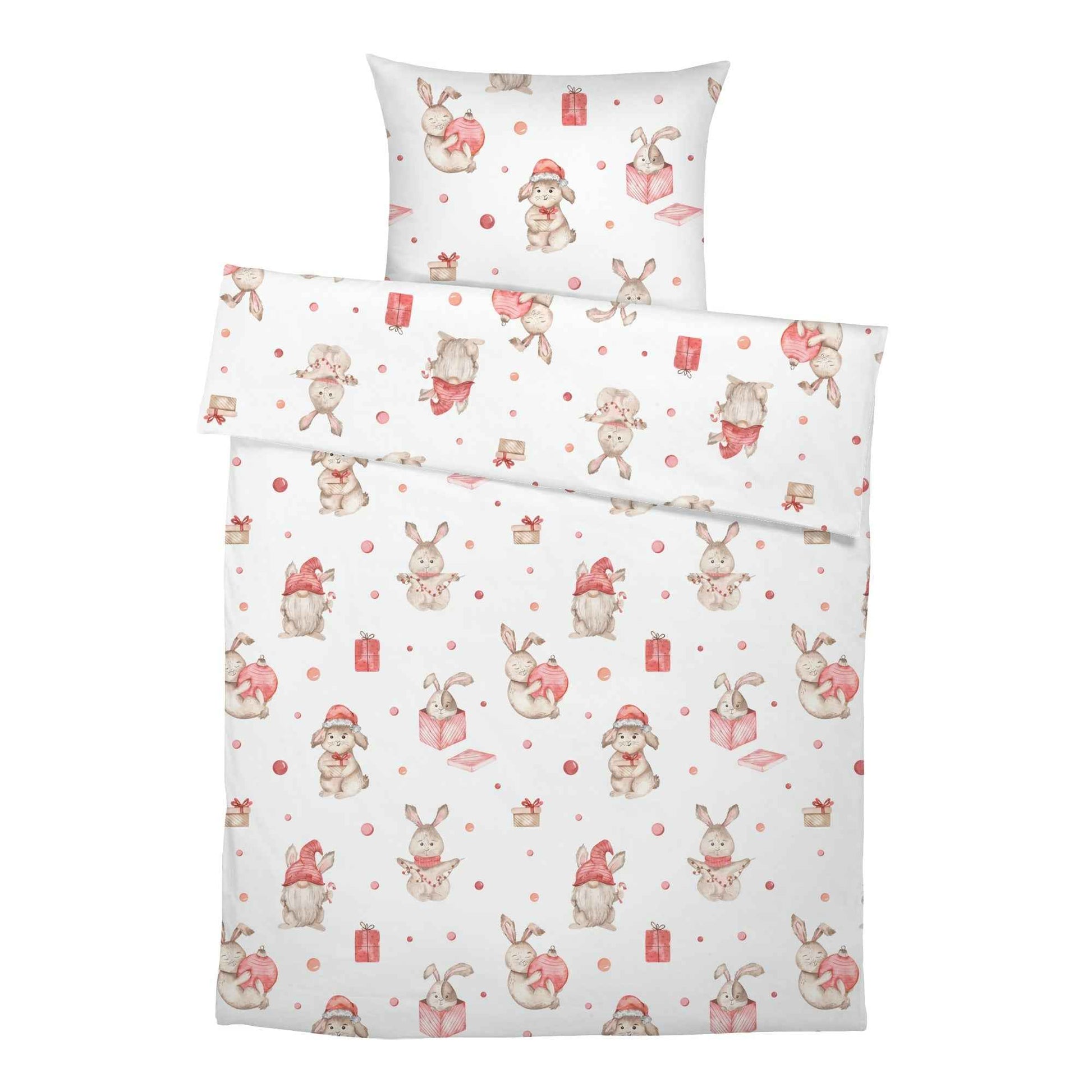 “Weihnachtshasen” Premium Kinderbettwäsche