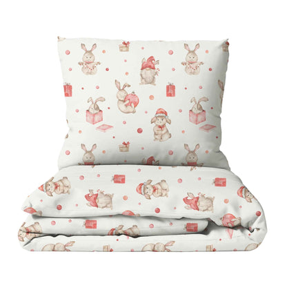 “Weihnachtshasen” Premium Kinderbettwäsche