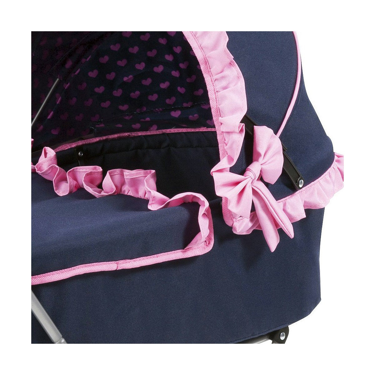 Puppenwägelchen Reig Dolls Pram Marineblau 64 cm - Meloni2