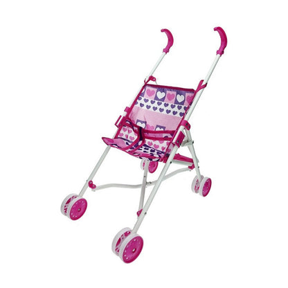 Puppenwägelchen Reig Blau Rosa Biegsam 25,5 x 41,5 x 55,5 cm - Meloni2