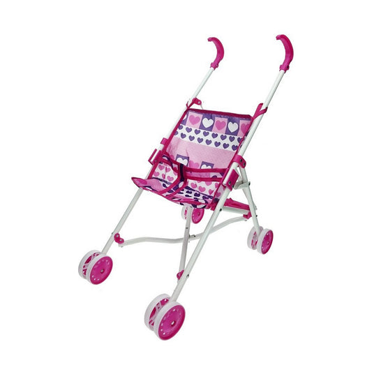 Puppenwägelchen Reig Blau Rosa Biegsam 25,5 x 41,5 x 55,5 cm - Meloni2