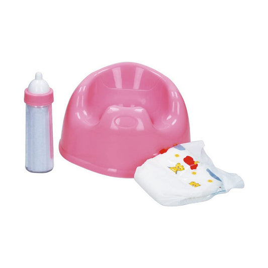 Zubehör für Puppen Reig Baby-Flasche Windel Töpfchen - Meloni2