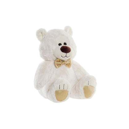 Plüschbär DKD Home Decor Pärchen Weiß Gold Metall Für Kinder Bär 30 x 40 cm 30 x 30 x 36 cm - Meloni2