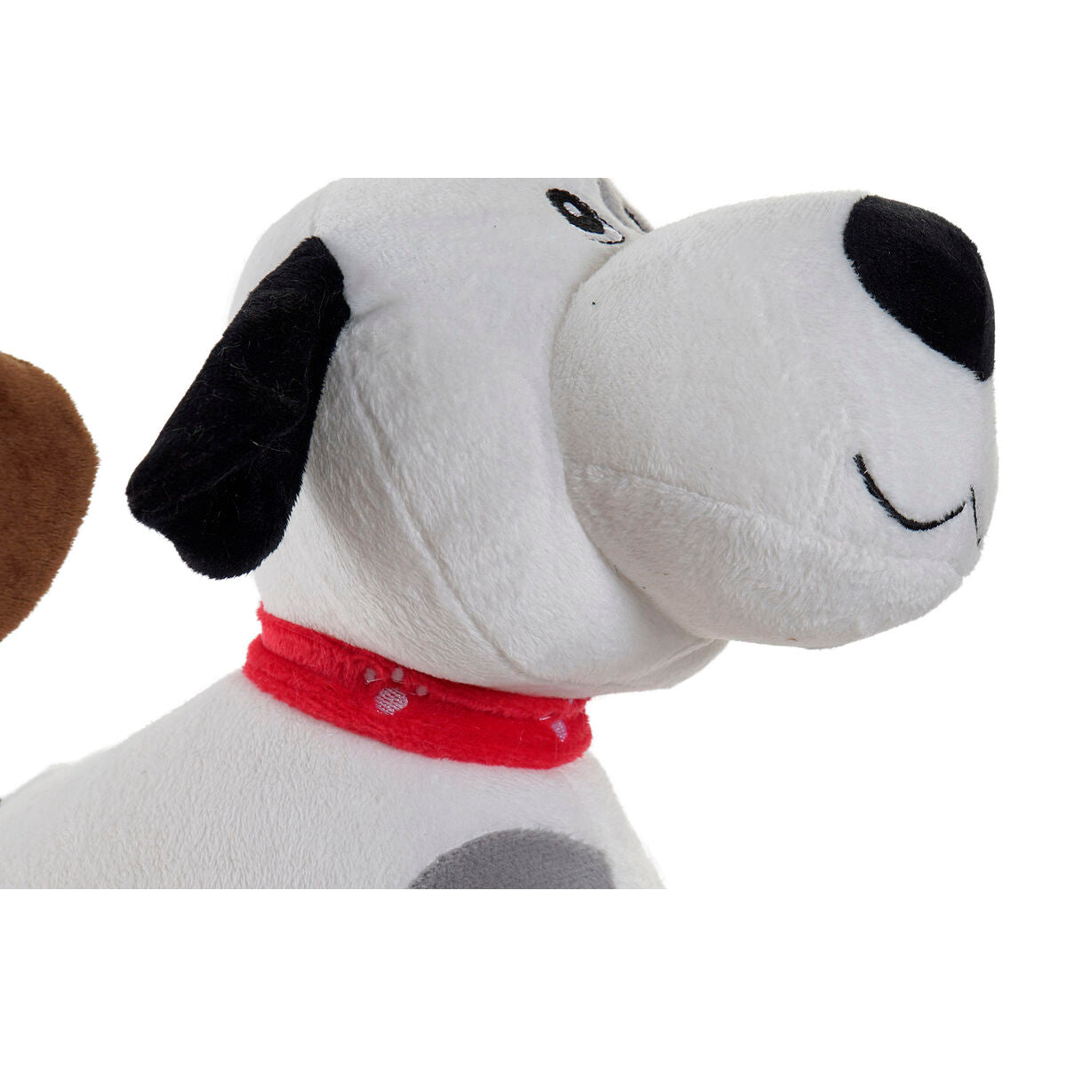 Plüschtier Home ESPRIT Weiß Braun Grau Polyester Hund 22 x 21 x 26 cm (4 Stück) - Meloni2