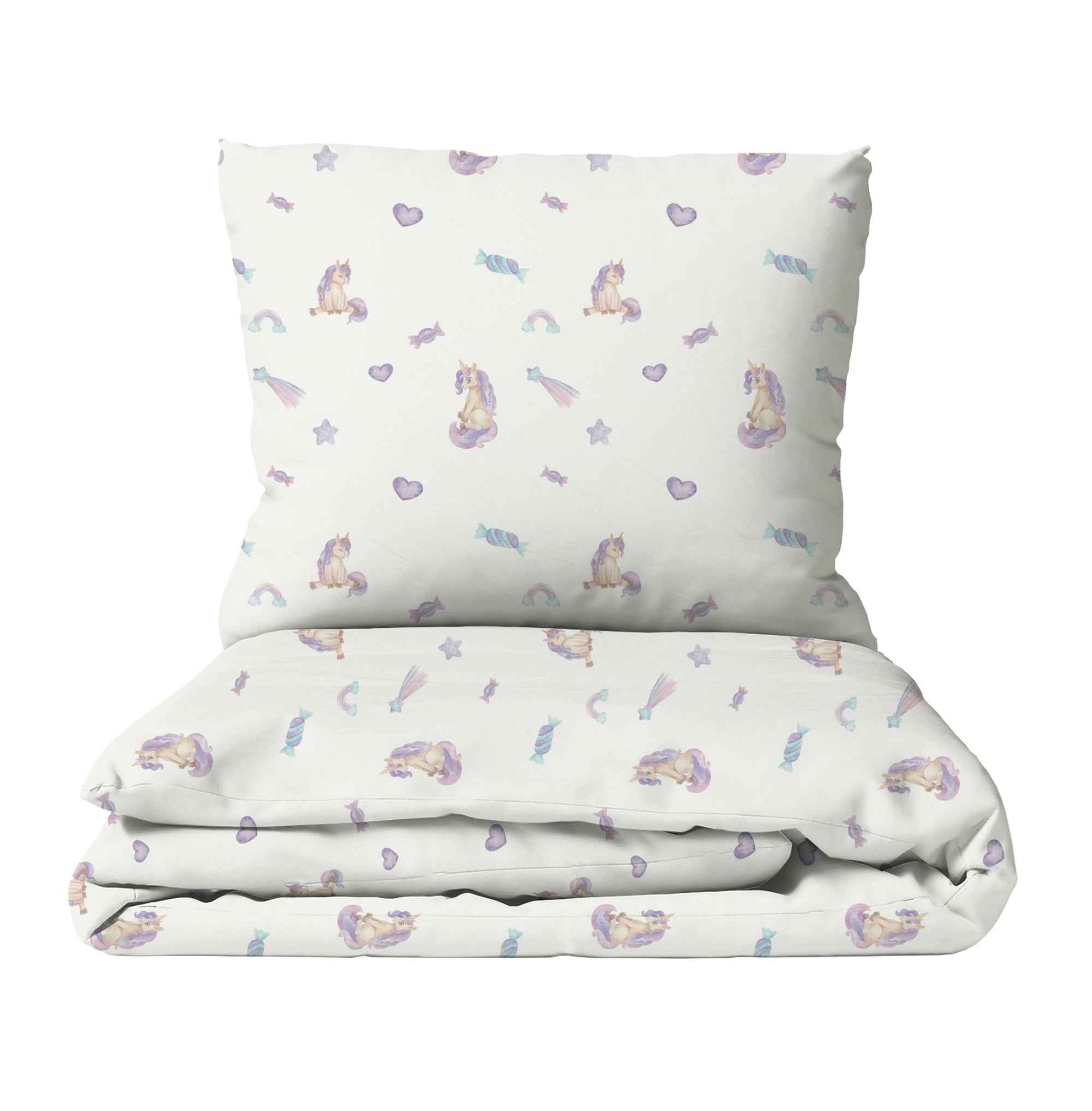 “Kleine Einhörner” Premium Kinderbettwäsche