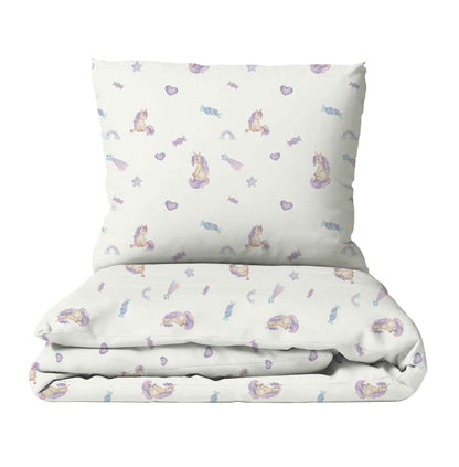 “Kleine Einhörner” Premium Kinderbettwäsche