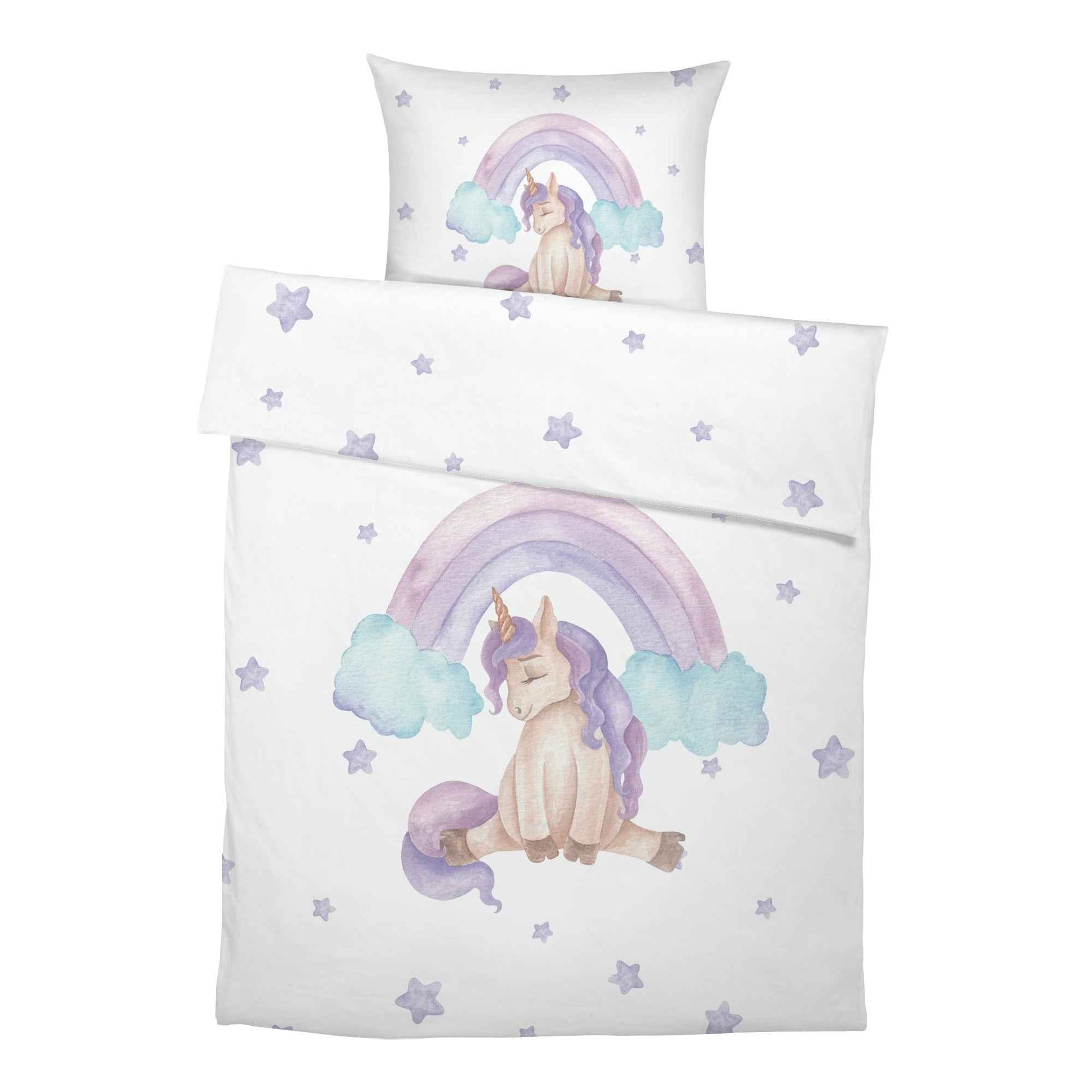 “Mein liebes Einhorn” Premium Kinderbettwäsche