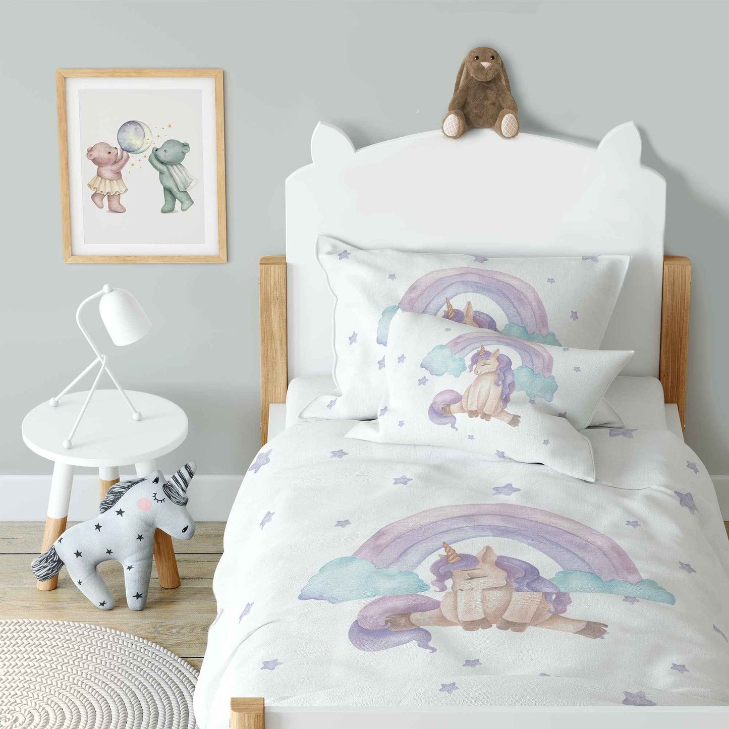 “Mein liebes Einhorn” Premium Kinderbettwäsche