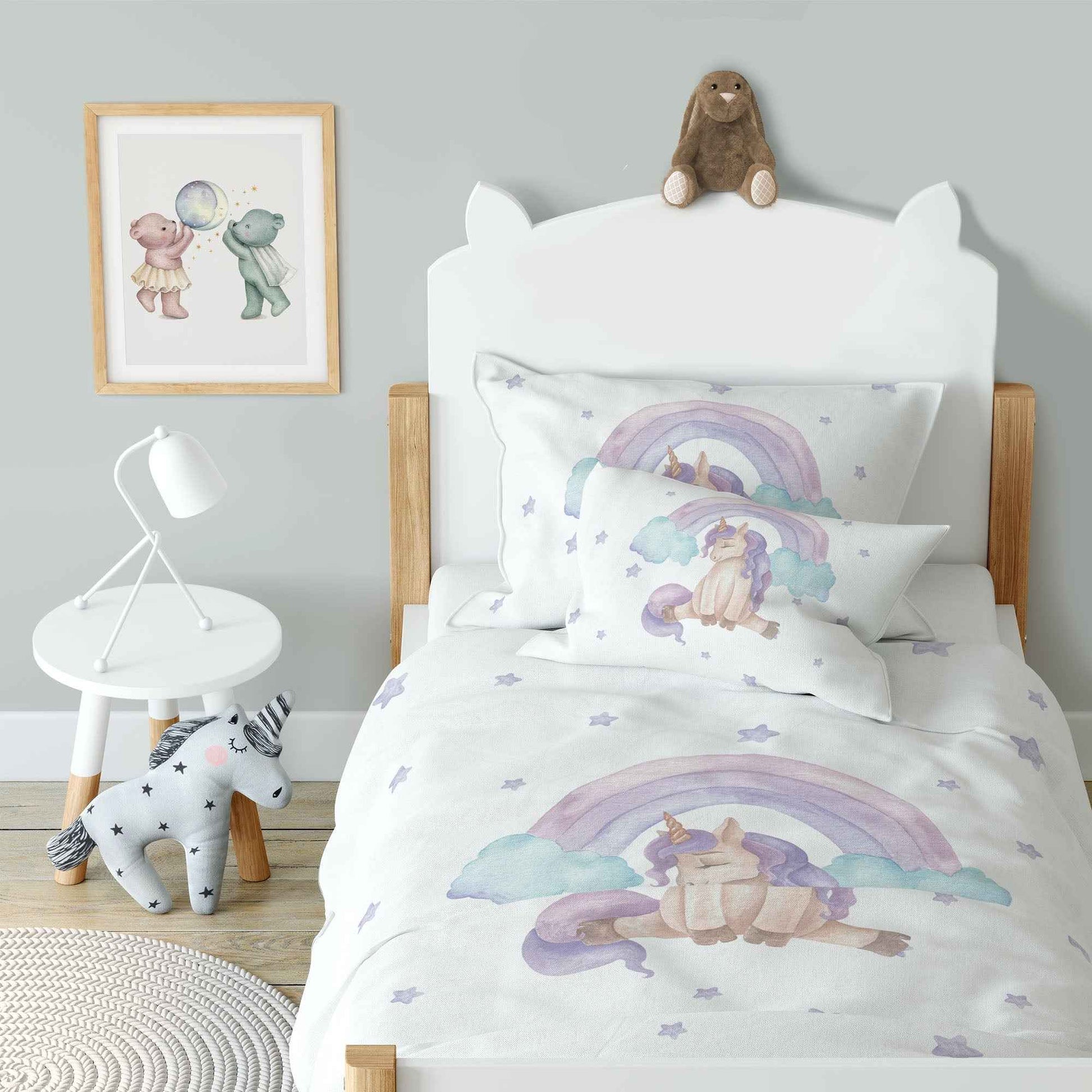 “Mein liebes Einhorn” Premium Kinderbettwäsche