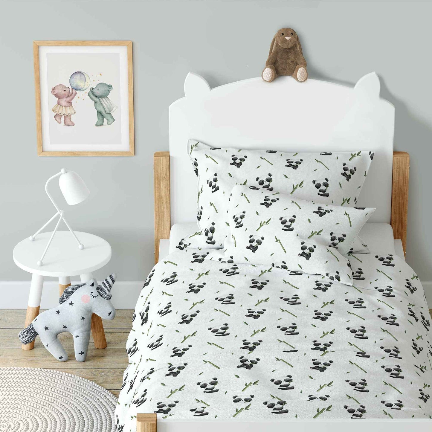 “Pandas” Premium Kinderbettwäsche