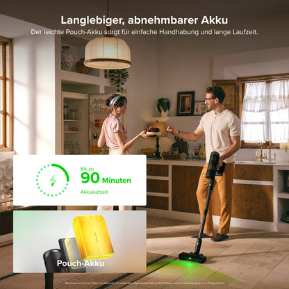 Roborock H60 Hub Ultra Akku-Staubsauger mit Absaugstation
