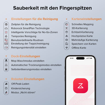 Roborock Qrevo Edge S5A Saugroboter (verbessert von Qrevo Pro) mit Multifunktions-Dockingstation 3.0