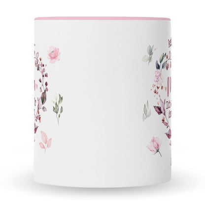 Bedruckte Tasse mit Spruch Keine Angst Mama