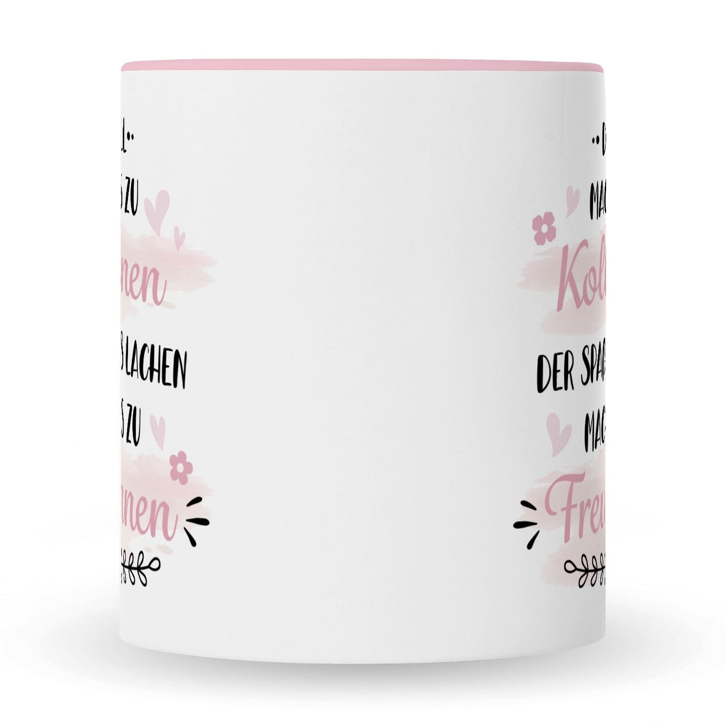 Bedruckte Tasse mit Spruch Der Zufall machte uns zu Kolleginnen