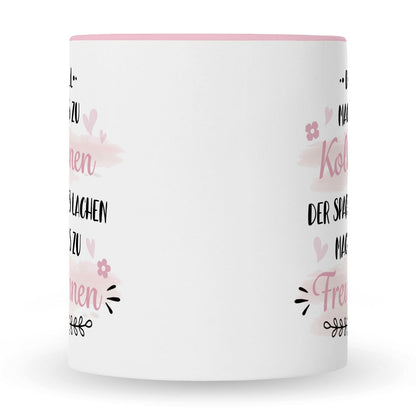 Bedruckte Tasse mit Spruch Der Zufall machte uns zu Kolleginnen