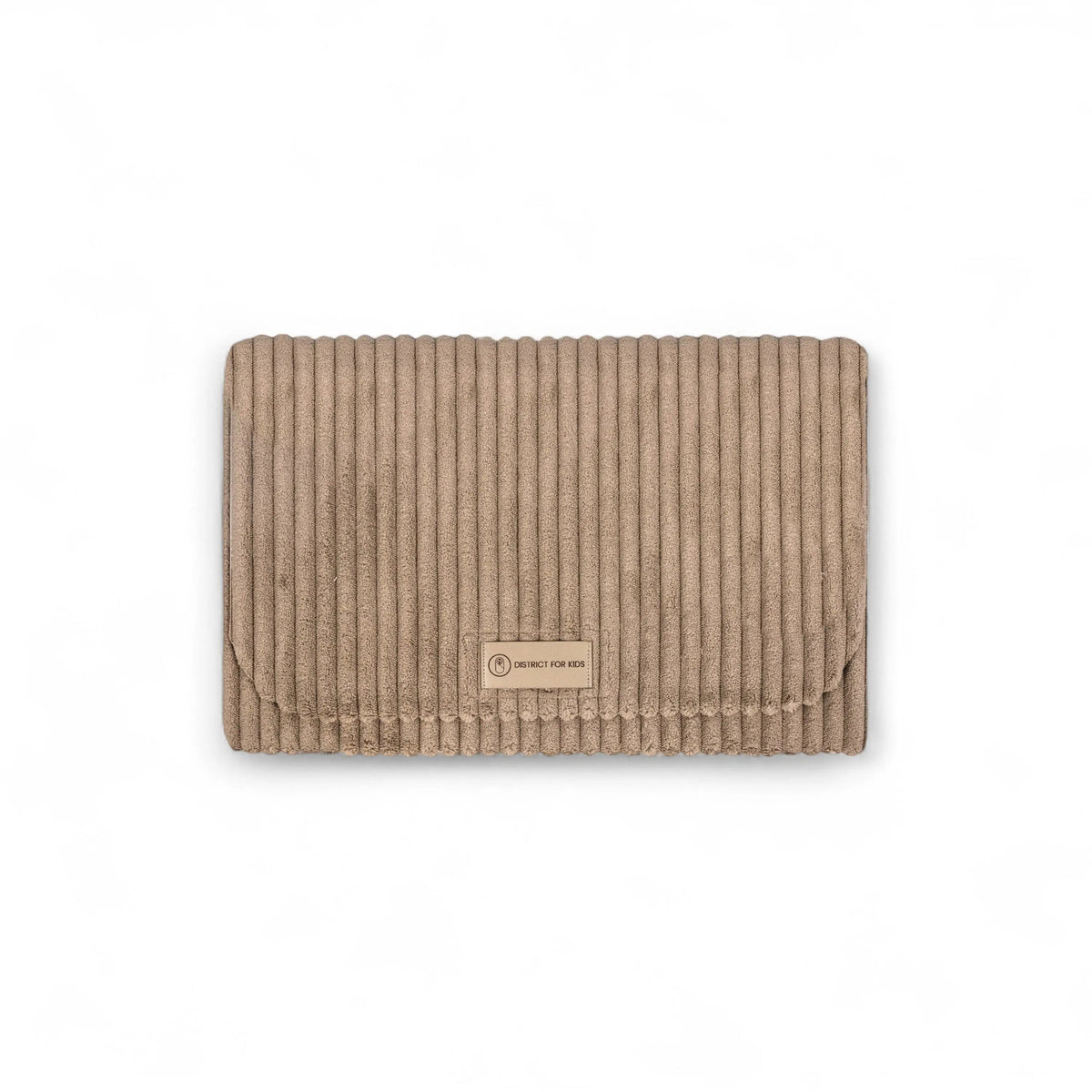Windeltasche Cord – mit Wickelunterlage, unterwegs