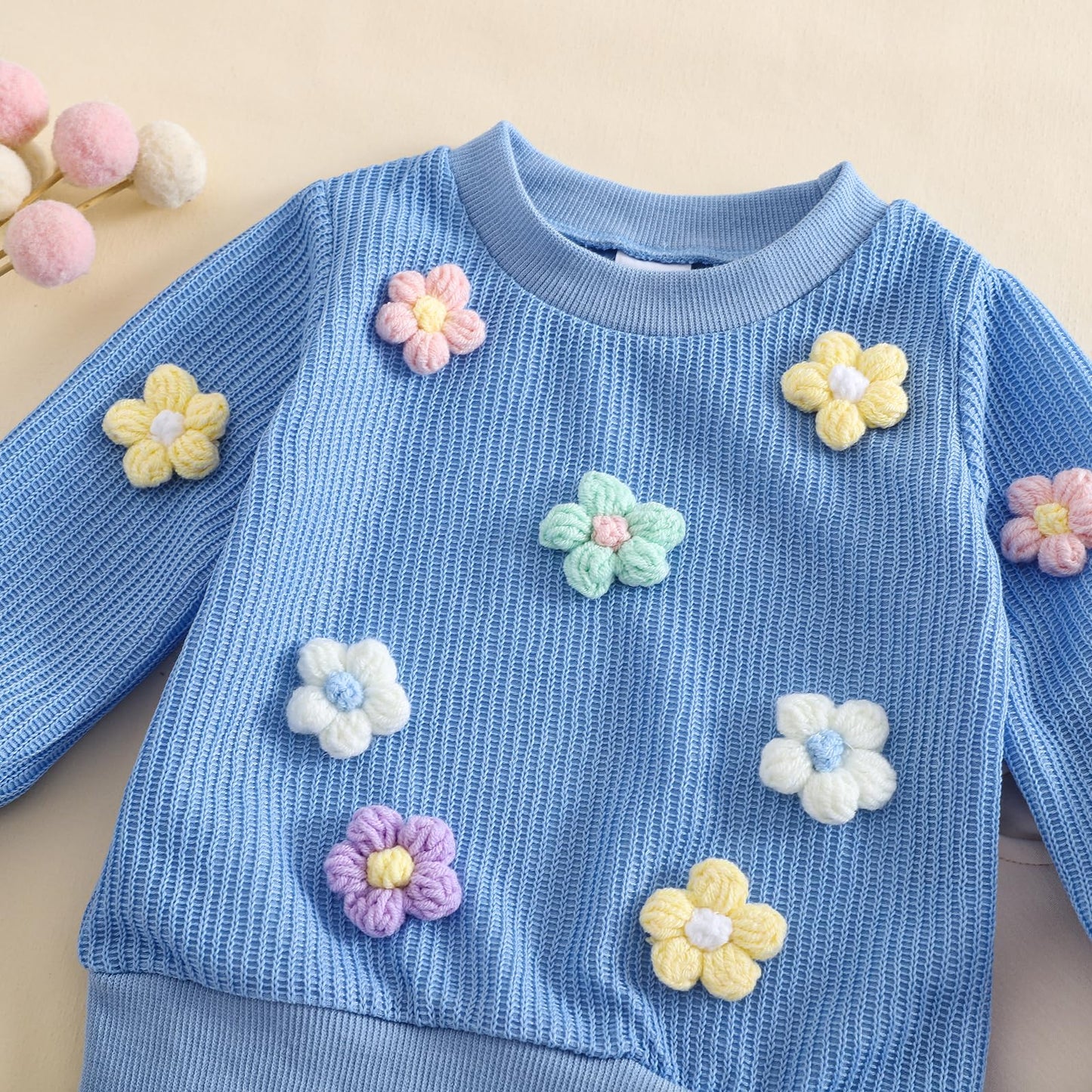 Baby Mädchen Kleidung Langarm Top + Hose Zweiteiler Neugeborene Herbst Winter Babykleidung Set Kleinkind Bekleidungssets für 6 Monate-4 Jahre