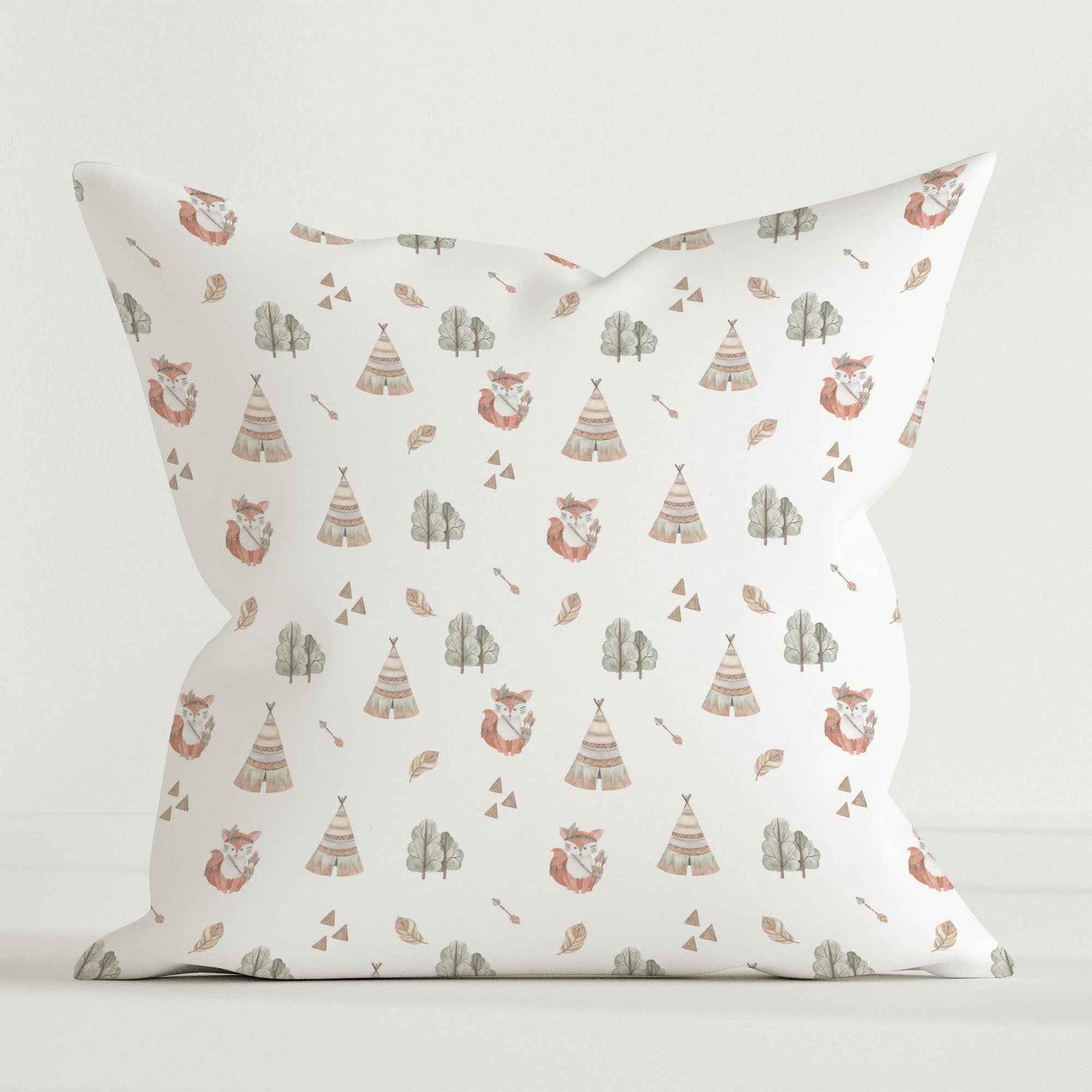 “Boho Fuchs” Premium Kinder Dekokissen