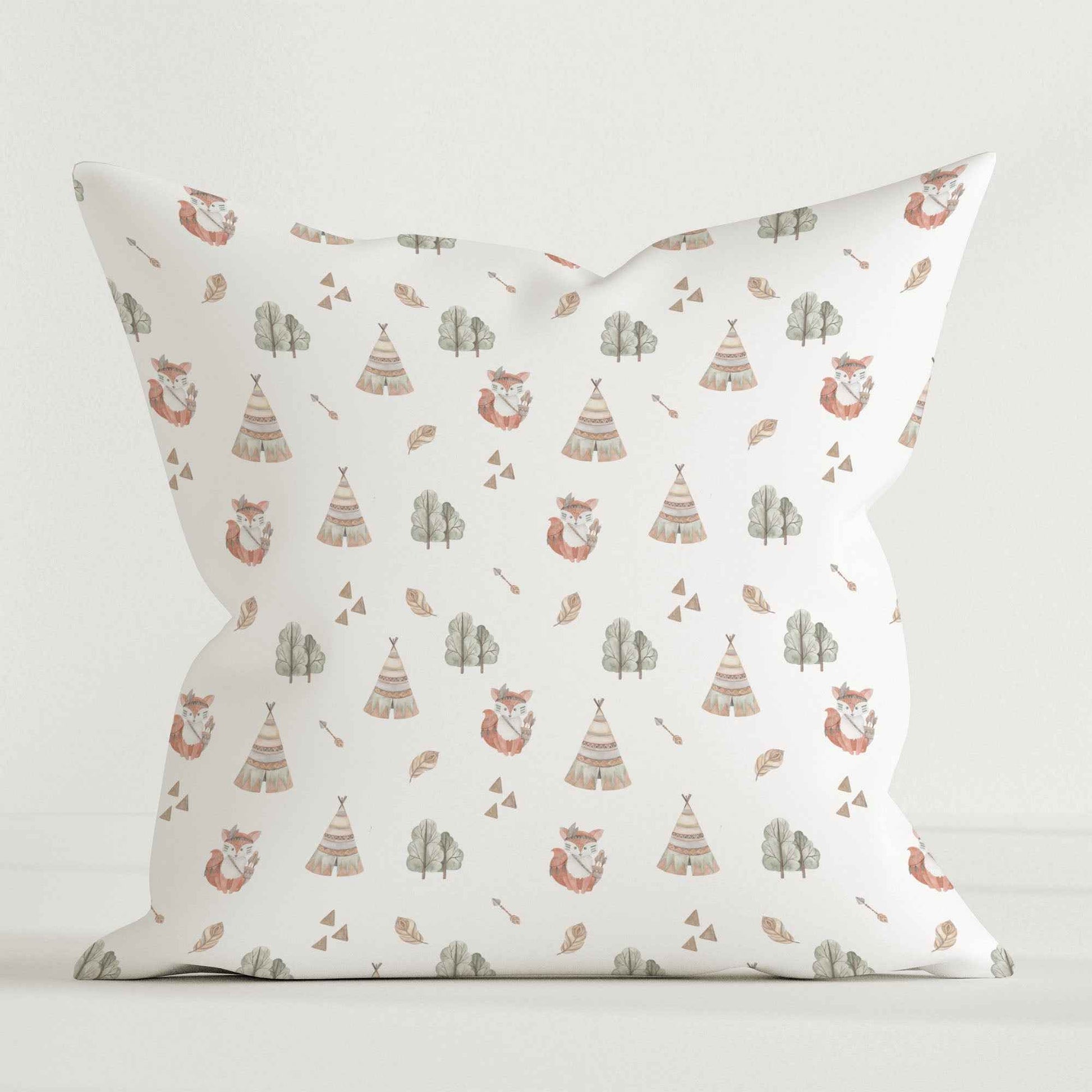 “Boho Fuchs” Premium Kinder Dekokissen