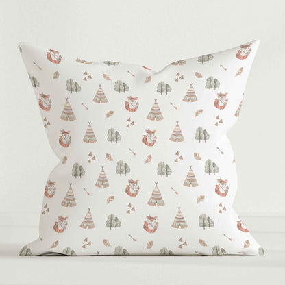 “Boho Fuchs” Premium Kinder Dekokissen