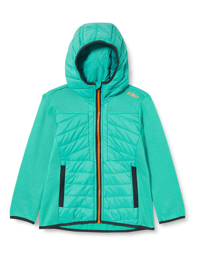 CMP Kids' Knit Tech Jacket with Fixed Hood Kid G Jacket Fix Hood 