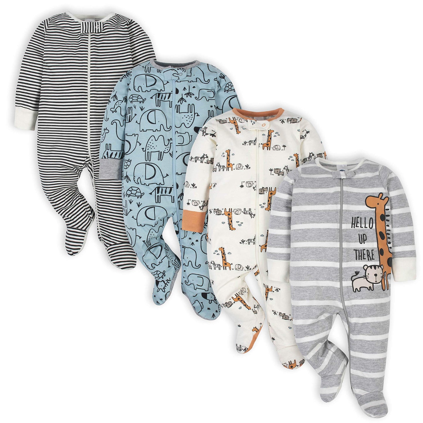 Gerber Baby Jungen Sleep ‚N Play Socken Baby und Kleinkind Schläfer 4er Pack