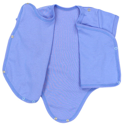 TupTam Baby Body Kurzarm Jungen – Wickelbody Kurzarm aus Baumwolle im 5er Set – OEKO-TEX Zertifiziert