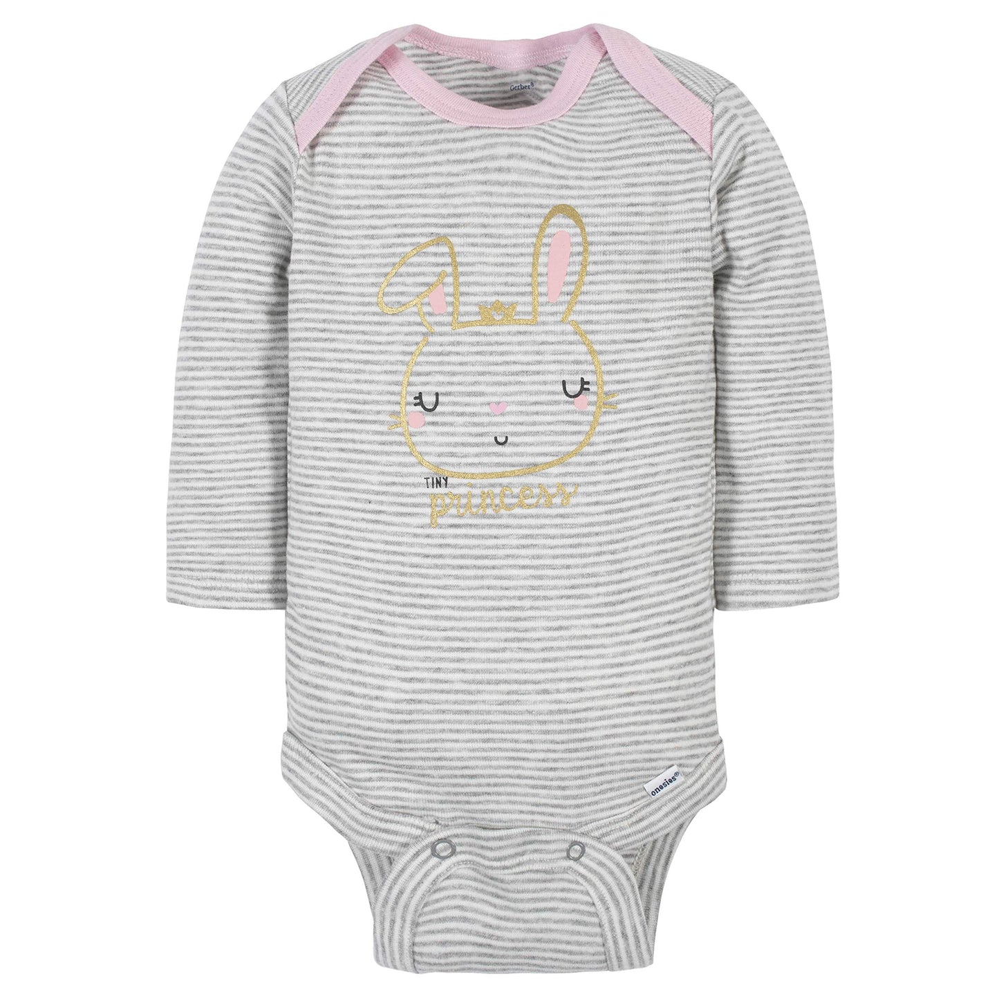 Mädchen 6er-Pack Langarm-Strampler Bodys Baby und Kleinkind T-Shirt Set (6er Pack)