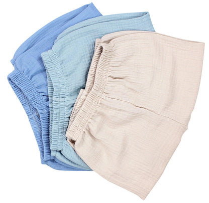 TupTam Baby Unisex Boys Muslin Trousers Girls Lightweight Summer Trousers Muslin Trousers Pump Trousers Pack of 3