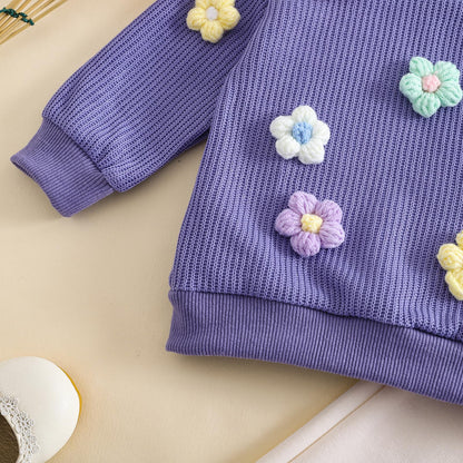 Baby Mädchen Kleidung Langarm Top + Hose Zweiteiler Neugeborene Herbst Winter Babykleidung Set Kleinkind Bekleidungssets für 6 Monate-4 Jahre