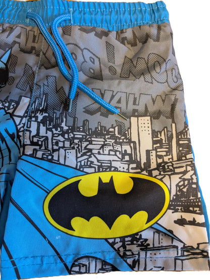 Paw Patrol/Batman Jungen Badehose Badeshorts Schwimmhose mit Elastischer Bund und EIN Netzfutter, Fast trocken Badeboxer Kinder