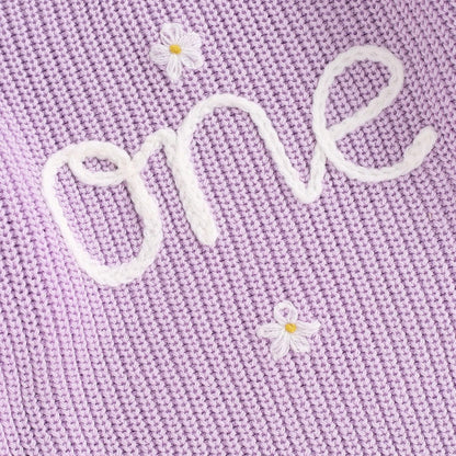 L&ieserram Baby Mädchen Jungen 1. Geburtstag Gestrickt Pullover Jumper Langarm Strickpullover Pulli Kleinkinder Kleidung Outfit Knitted Sweater 1 Jahr