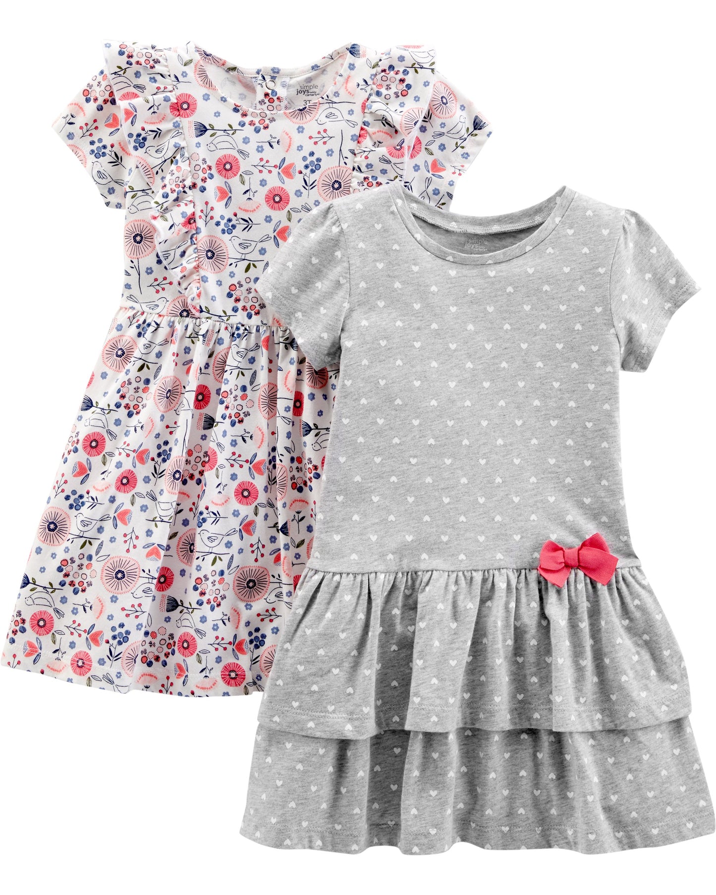 Simple Joys by Carter's Baby Girls' Casual Dress (Pack of 2)