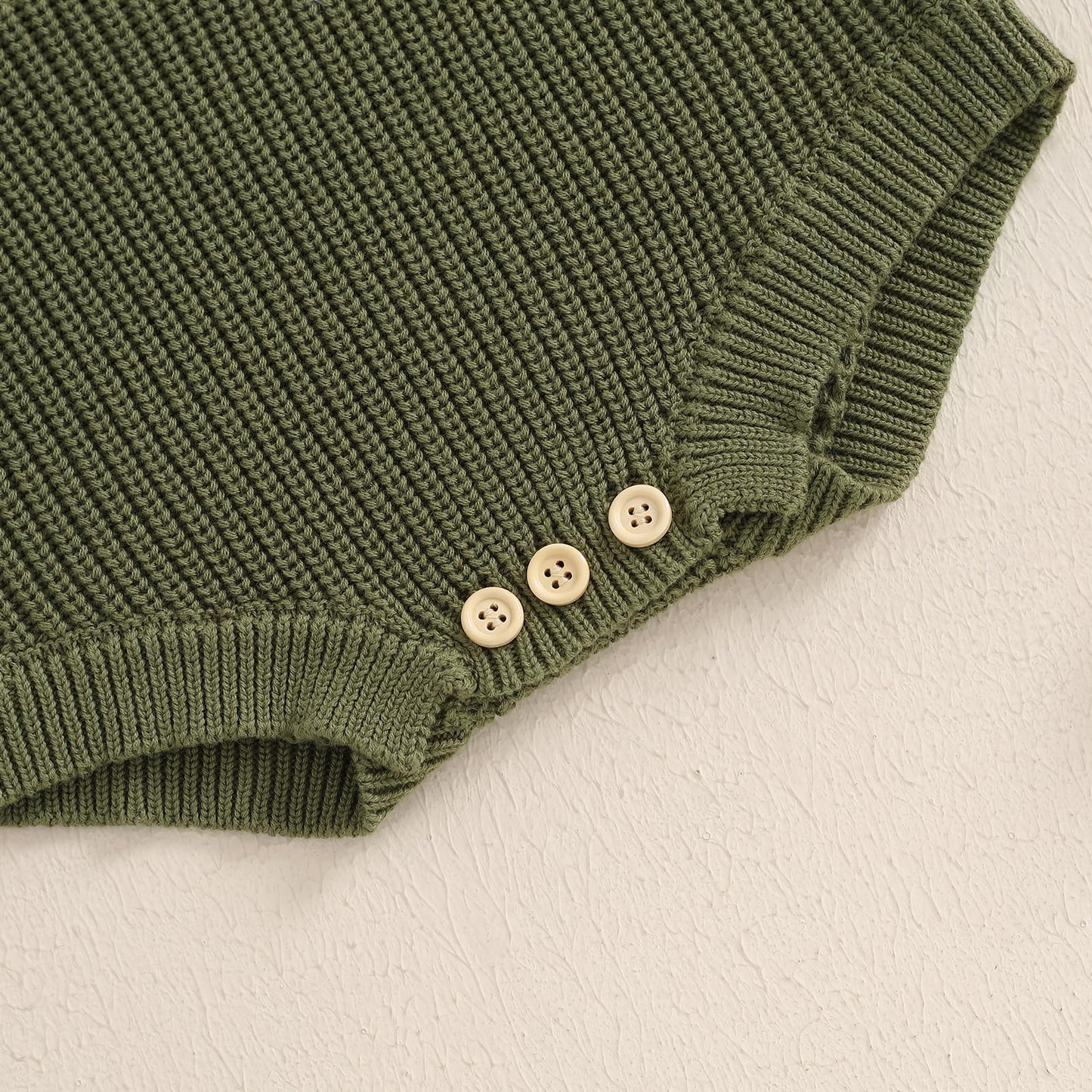 Geagodelia Knitted Christmas Romper Baby Girl Boy Christmas Jumper My First Christmas Newborn Baby Jumper Romper Bodysuit Christmas Jumper