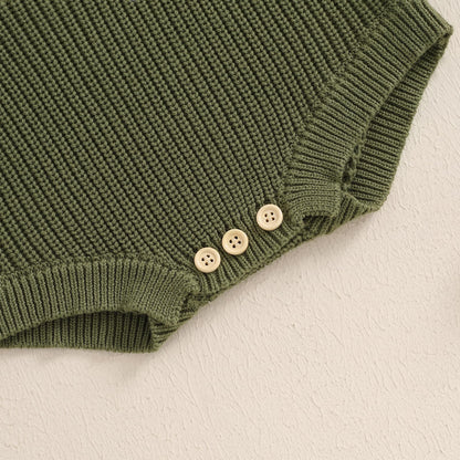 Geagodelia Knitted Christmas Romper Baby Girl Boy Christmas Jumper My First Christmas Newborn Baby Jumper Romper Bodysuit Christmas Jumper