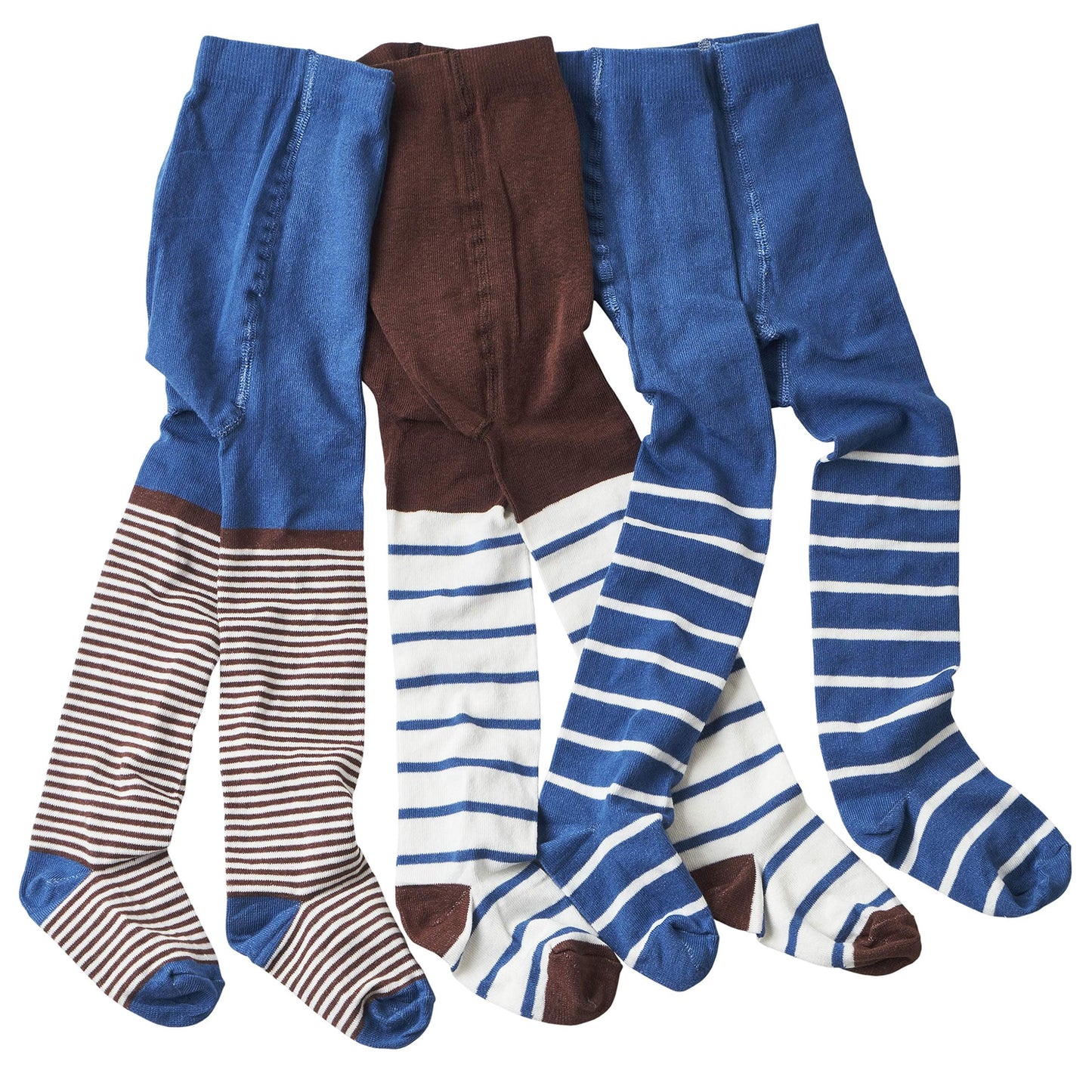 wellyou Children's Tights Girls & Boys - Set of 3 Baby Tights with Pattern - Colourful Cotton Tights Made of Oeko-Tex Certified Materials (Size 62-146)