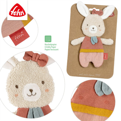 Fehn Knister-Seestern – Activity-Rascheltier zum Greifen & Lauschen | Fördert Sinne und Motorik – zum Geräusche erzeugen und Spielen – für Babys und Kleinkinder ab Geburt