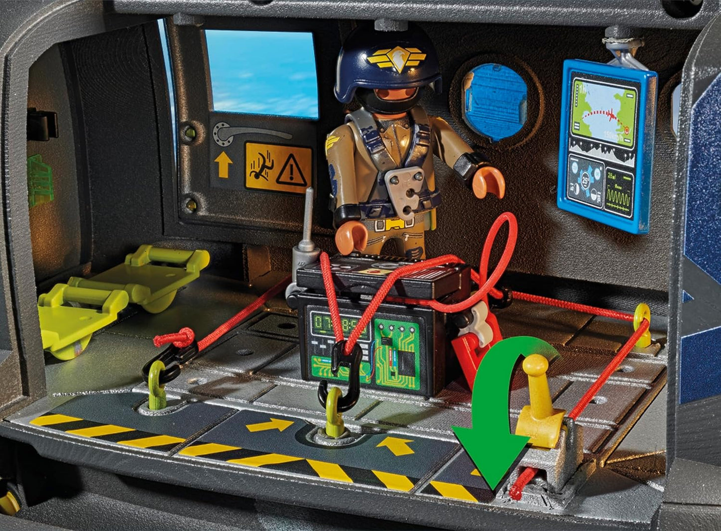 PLAYMOBIL City Action 71149 SWAT-Rettungshelikopter, detailreicher SWAT-Rettungshelikopter mit Licht- und Soundmodul, Spielzeug für Kinder ab 5 Jahren