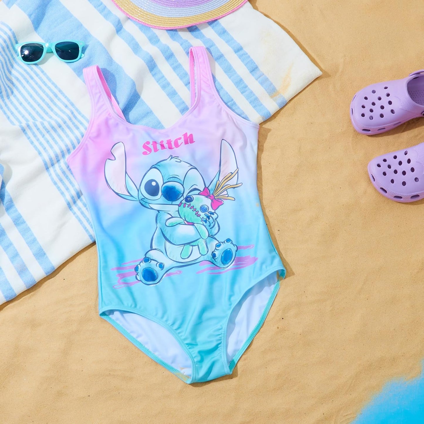 Disney Mädchen einteiliger Badeanzug, Bademode, Geschenke für Mädchen