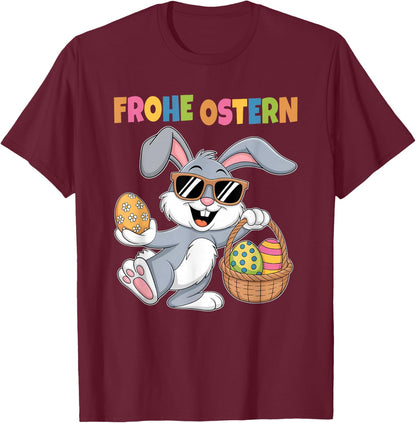 Ostergeschenke Ostern Outfit Junge Mädchen Kinder Osterhase T-Shirt