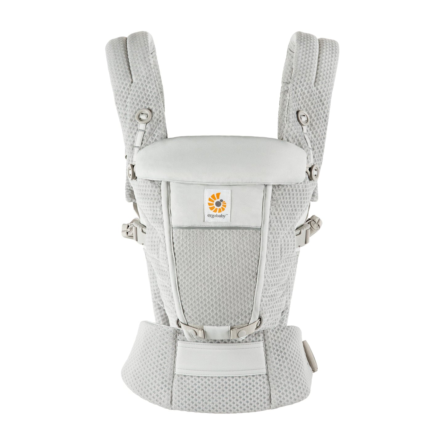 Ergobaby Adapt Babytrage für Neugeborene ab Geburt, 3-Positionen SoftFlex Mesh Ergonomische Babybauchtrage Rückentrage Baby-Tragetasche, Natural Beige, 1 Einheit