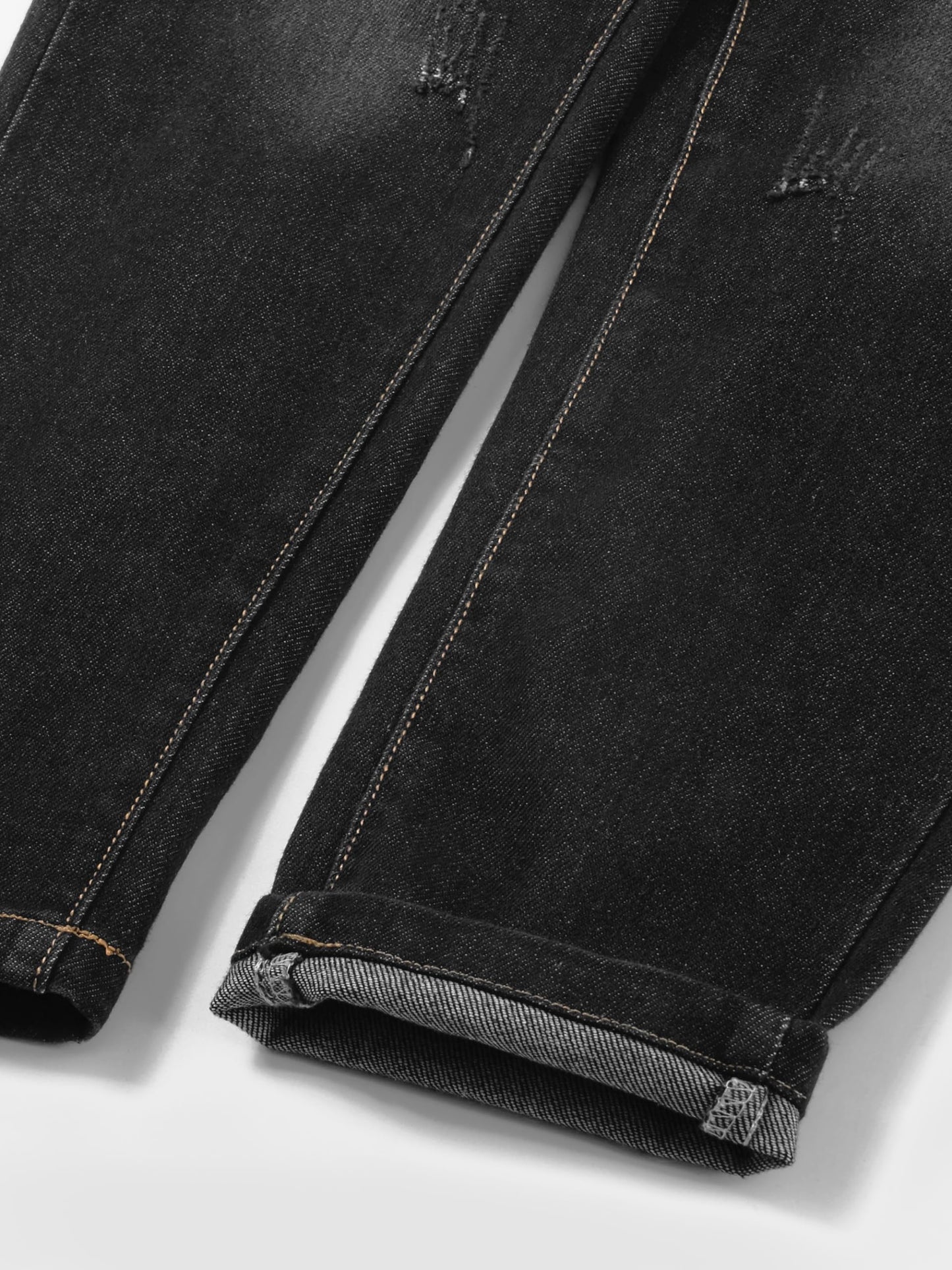 YoungSoul Jungen Jeanshosen - Jeans mit Abschürfungen - Kinder Hose mit elastischem Bund Gr. 128-176